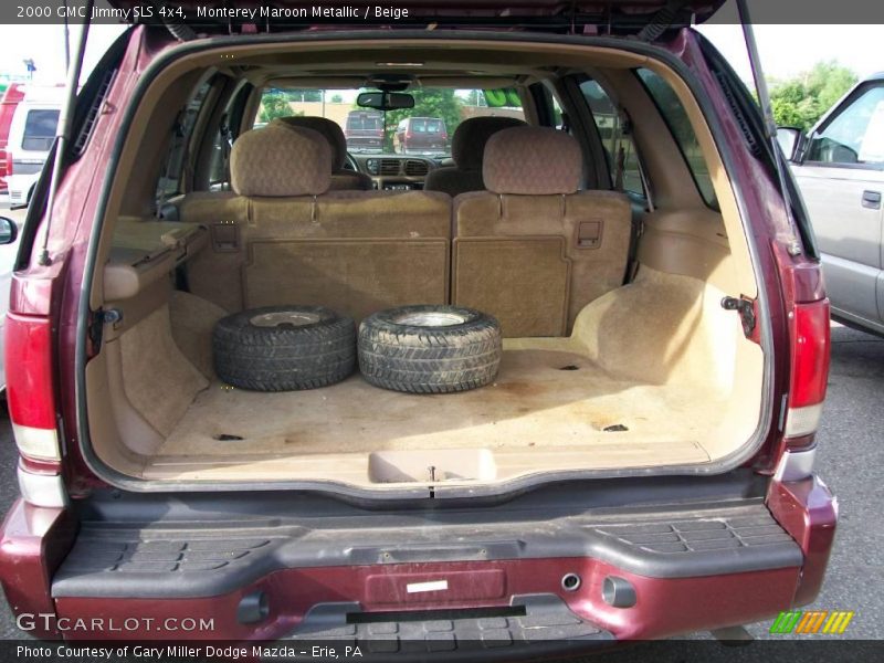 Monterey Maroon Metallic / Beige 2000 GMC Jimmy SLS 4x4