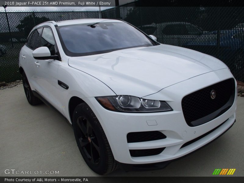 Fuji White / Ebony 2018 Jaguar F-PACE 25t AWD Premium