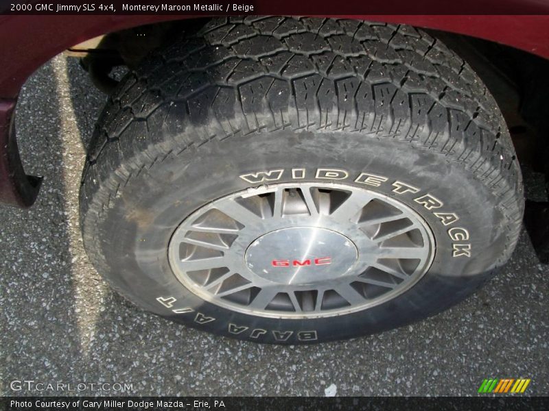 Monterey Maroon Metallic / Beige 2000 GMC Jimmy SLS 4x4