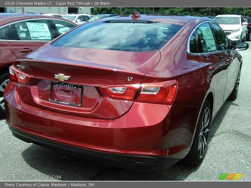 Cajun Red Tintcoat / Jet Black 2018 Chevrolet Malibu LT