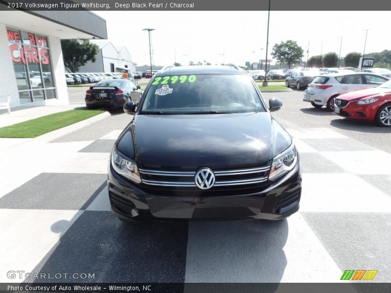 Deep Black Pearl / Charcoal 2017 Volkswagen Tiguan Wolfsburg