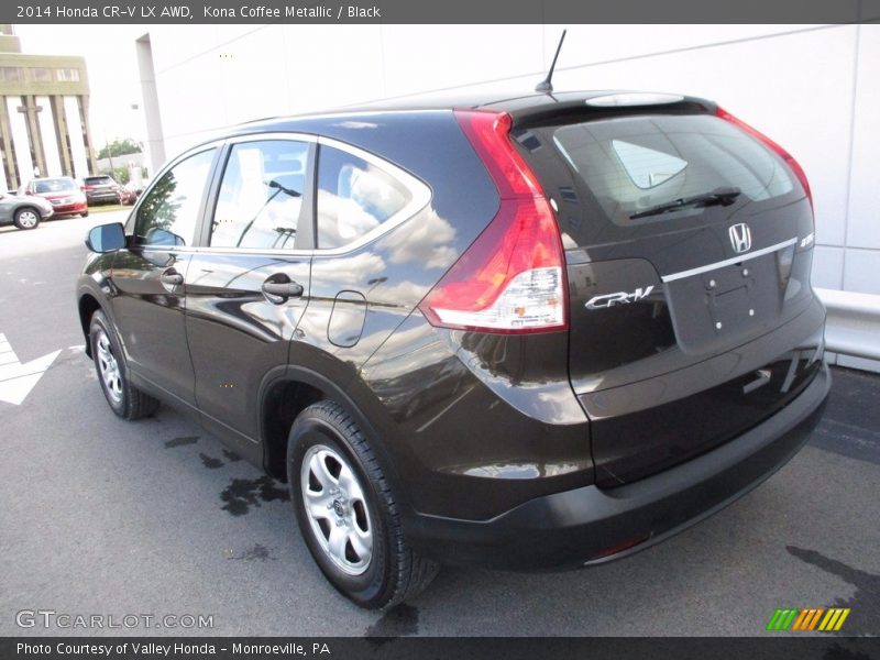 Kona Coffee Metallic / Black 2014 Honda CR-V LX AWD
