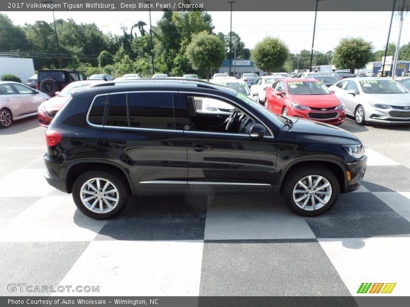 Deep Black Pearl / Charcoal 2017 Volkswagen Tiguan Wolfsburg