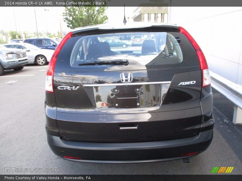 Kona Coffee Metallic / Black 2014 Honda CR-V LX AWD