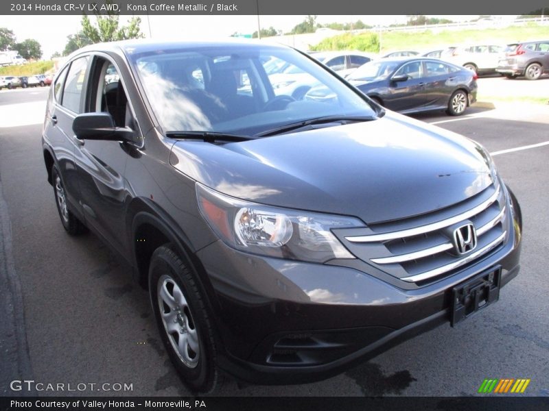 Kona Coffee Metallic / Black 2014 Honda CR-V LX AWD