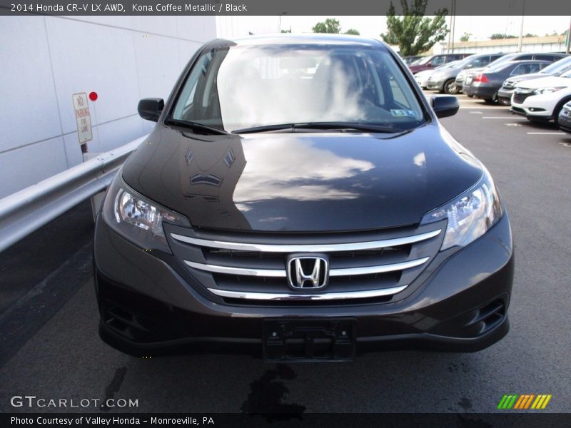 Kona Coffee Metallic / Black 2014 Honda CR-V LX AWD