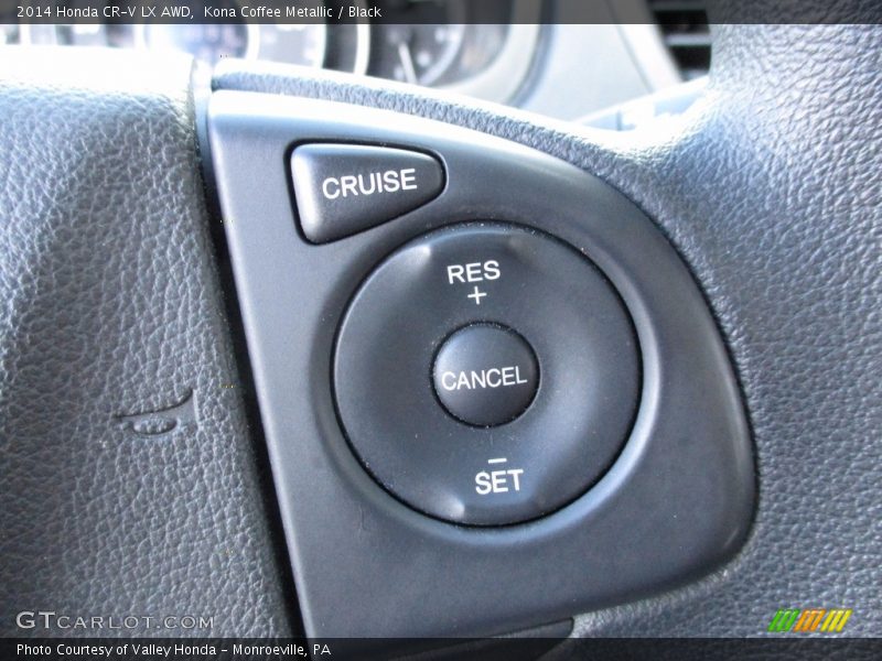 Kona Coffee Metallic / Black 2014 Honda CR-V LX AWD