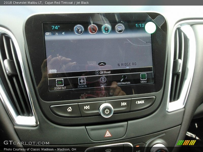 Cajun Red Tintcoat / Jet Black 2018 Chevrolet Malibu LT