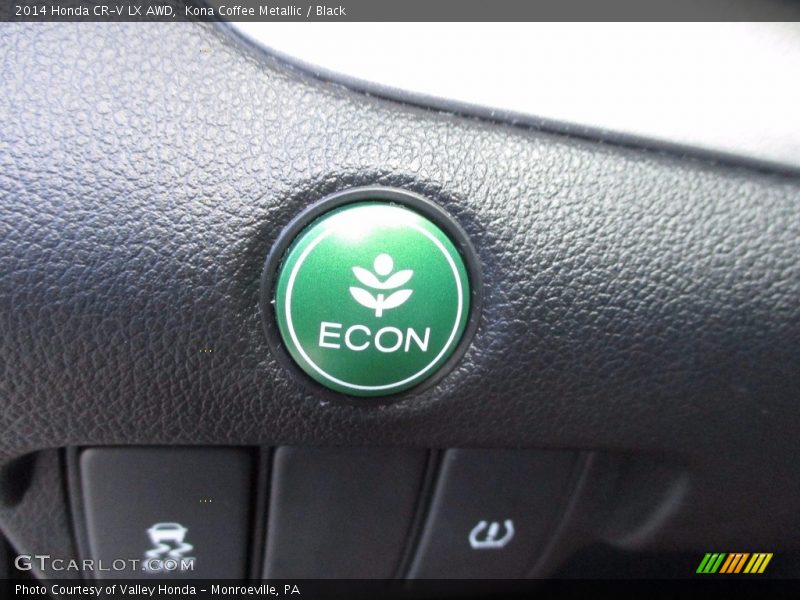Kona Coffee Metallic / Black 2014 Honda CR-V LX AWD