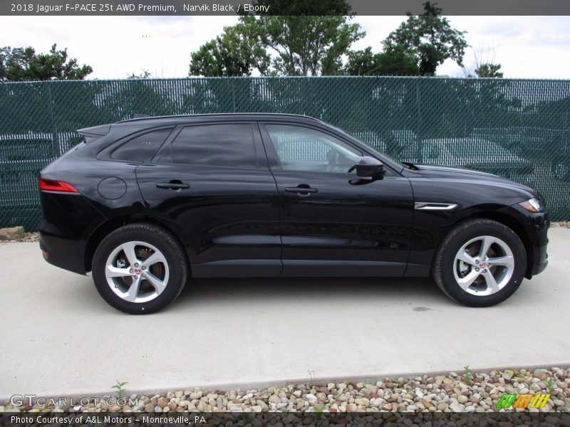 Narvik Black / Ebony 2018 Jaguar F-PACE 25t AWD Premium