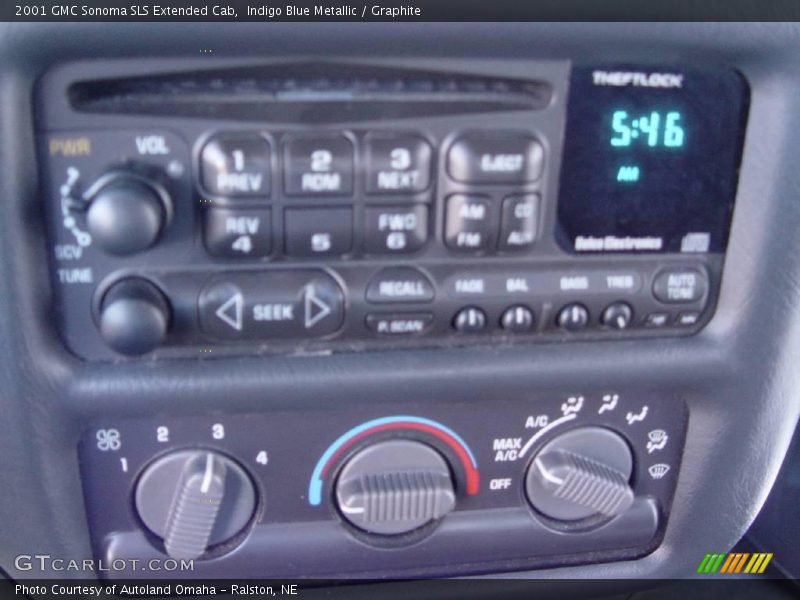 Indigo Blue Metallic / Graphite 2001 GMC Sonoma SLS Extended Cab