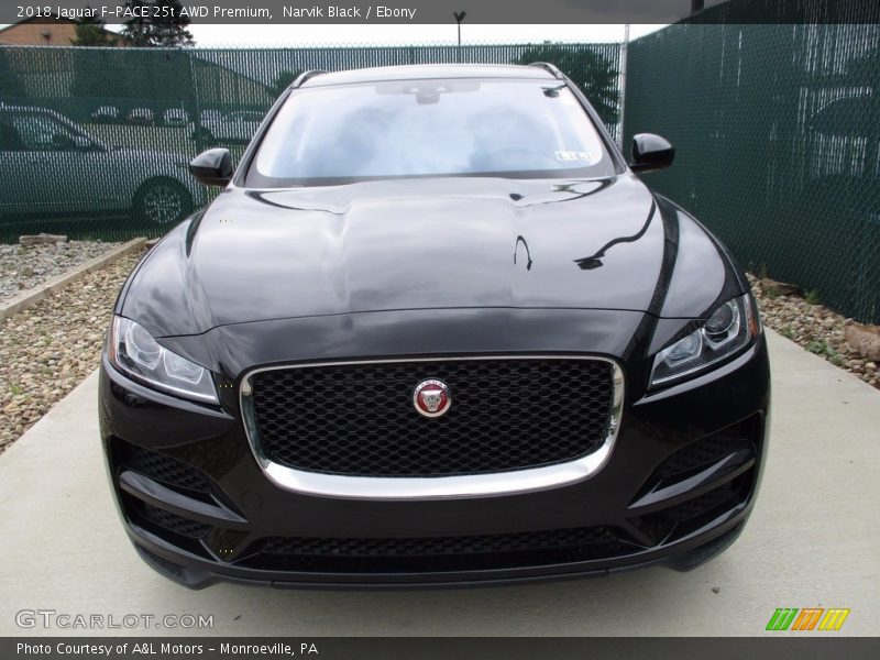 Narvik Black / Ebony 2018 Jaguar F-PACE 25t AWD Premium