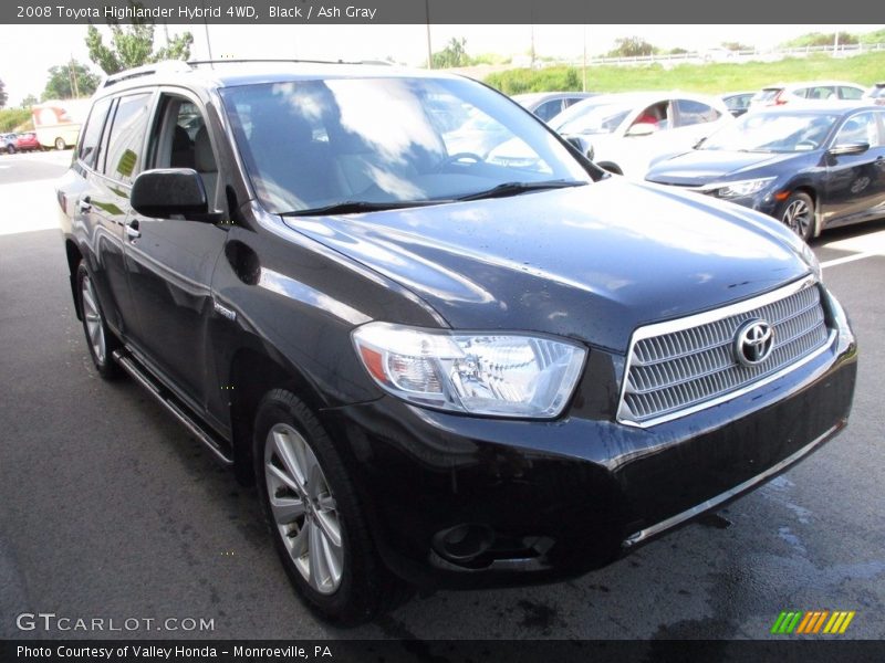 Black / Ash Gray 2008 Toyota Highlander Hybrid 4WD