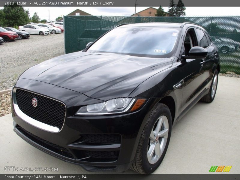 Narvik Black / Ebony 2018 Jaguar F-PACE 25t AWD Premium