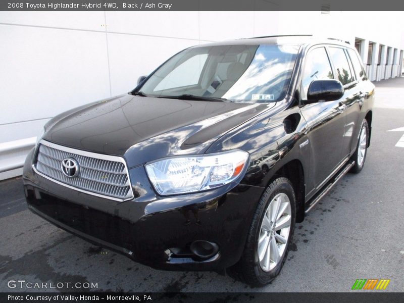 Black / Ash Gray 2008 Toyota Highlander Hybrid 4WD
