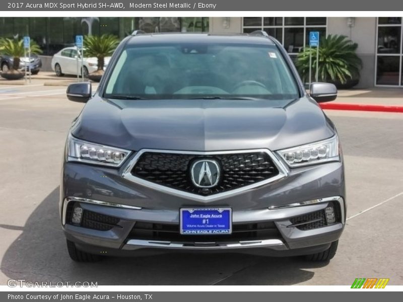 Modern Steel Metallic / Ebony 2017 Acura MDX Sport Hybrid SH-AWD