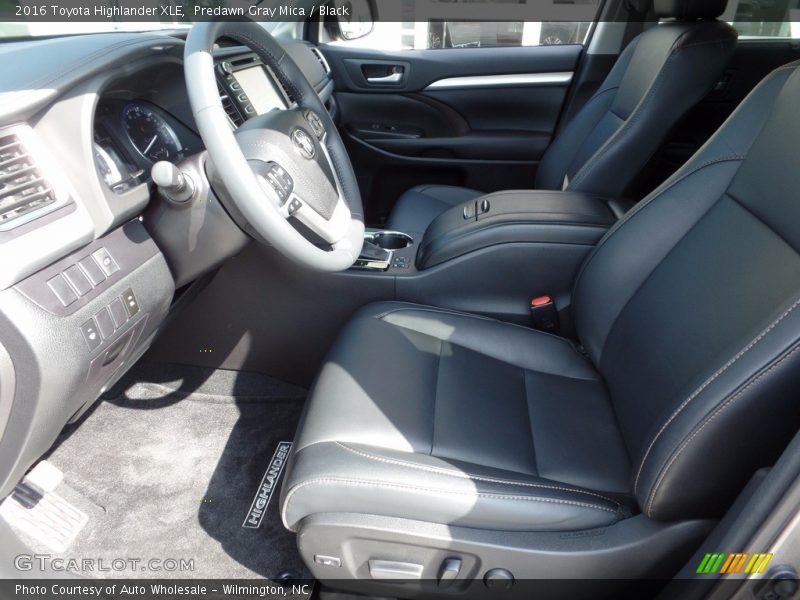 Predawn Gray Mica / Black 2016 Toyota Highlander XLE