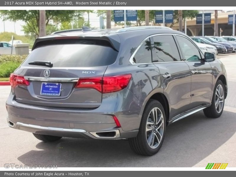 Modern Steel Metallic / Ebony 2017 Acura MDX Sport Hybrid SH-AWD