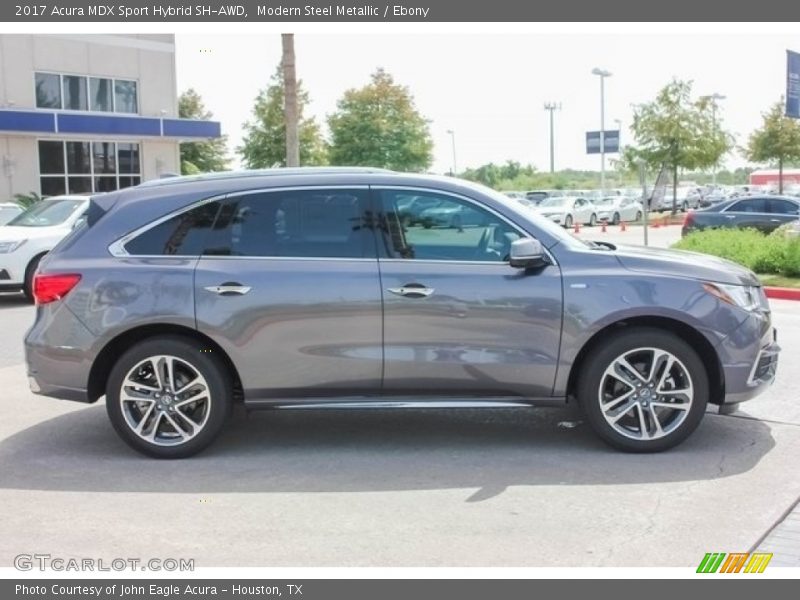 Modern Steel Metallic / Ebony 2017 Acura MDX Sport Hybrid SH-AWD