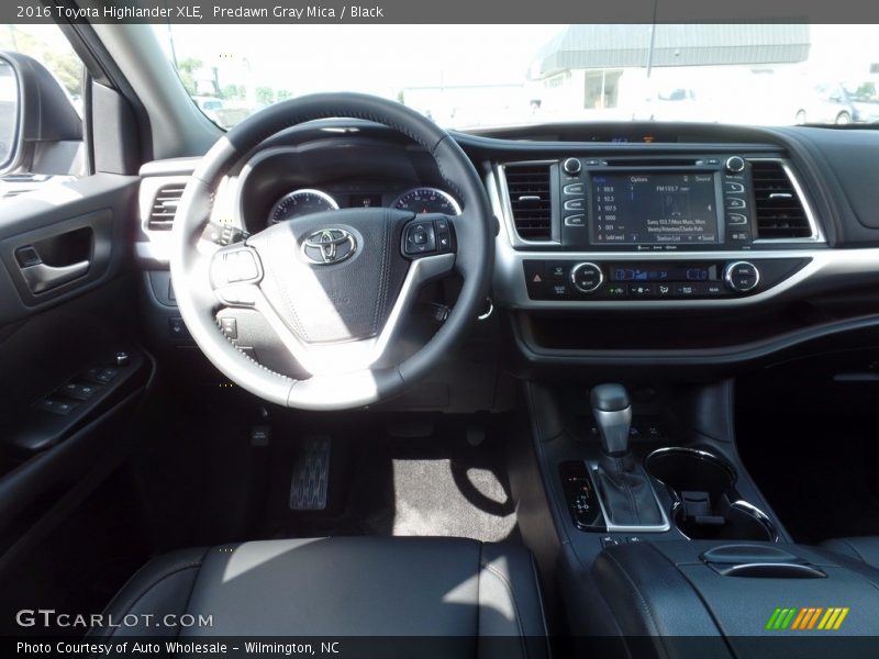 Predawn Gray Mica / Black 2016 Toyota Highlander XLE