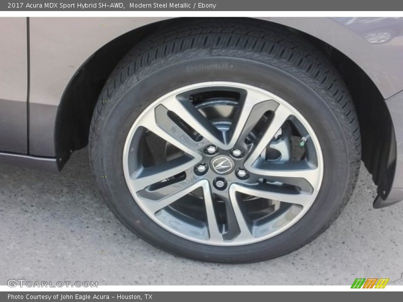 Modern Steel Metallic / Ebony 2017 Acura MDX Sport Hybrid SH-AWD
