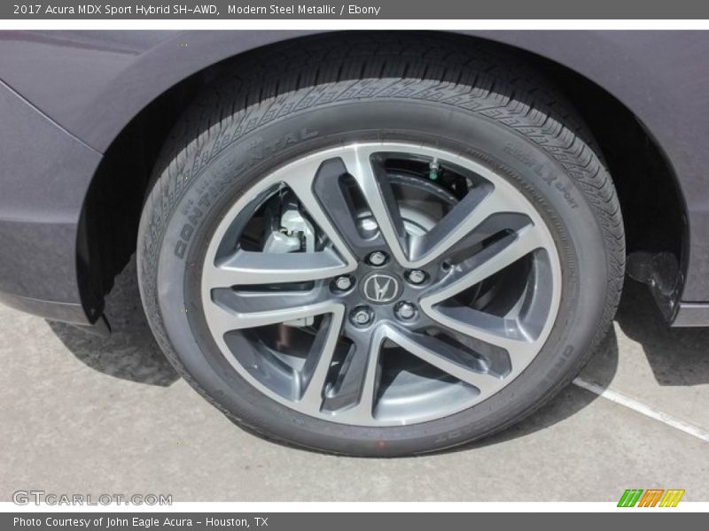 Modern Steel Metallic / Ebony 2017 Acura MDX Sport Hybrid SH-AWD