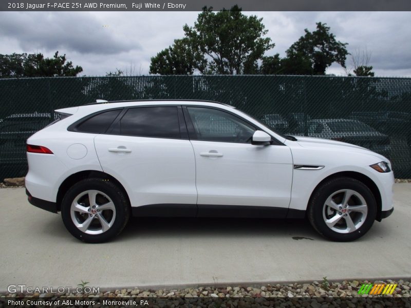 Fuji White / Ebony 2018 Jaguar F-PACE 25t AWD Premium
