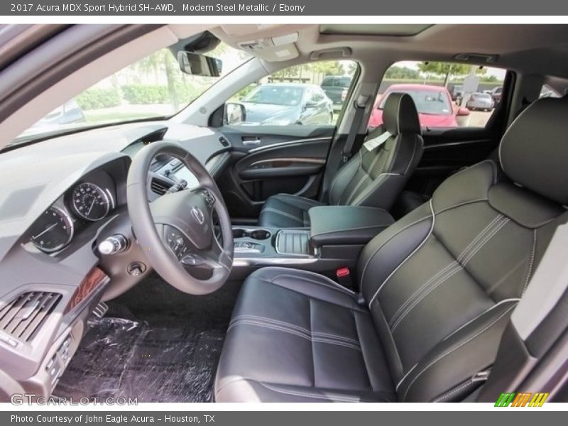 Modern Steel Metallic / Ebony 2017 Acura MDX Sport Hybrid SH-AWD