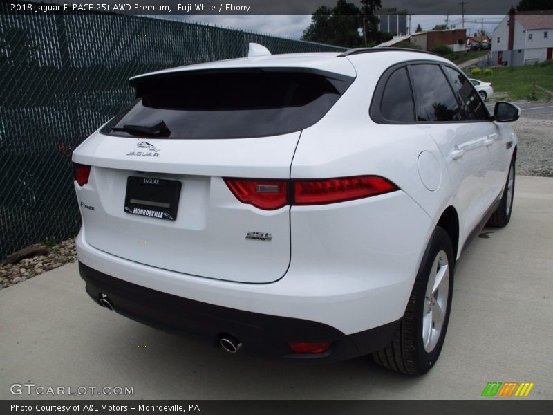 Fuji White / Ebony 2018 Jaguar F-PACE 25t AWD Premium