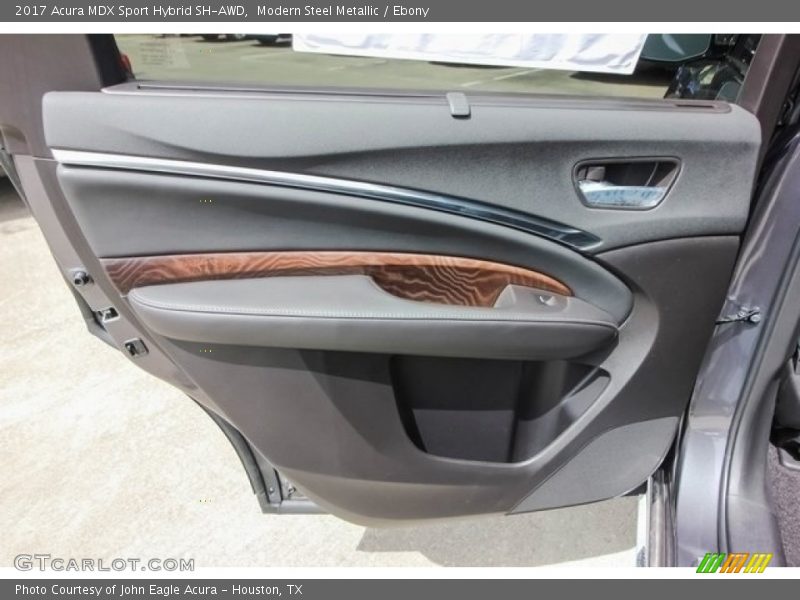 Modern Steel Metallic / Ebony 2017 Acura MDX Sport Hybrid SH-AWD