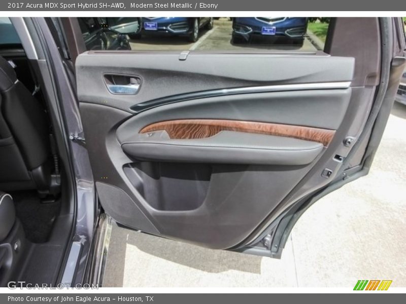 Modern Steel Metallic / Ebony 2017 Acura MDX Sport Hybrid SH-AWD