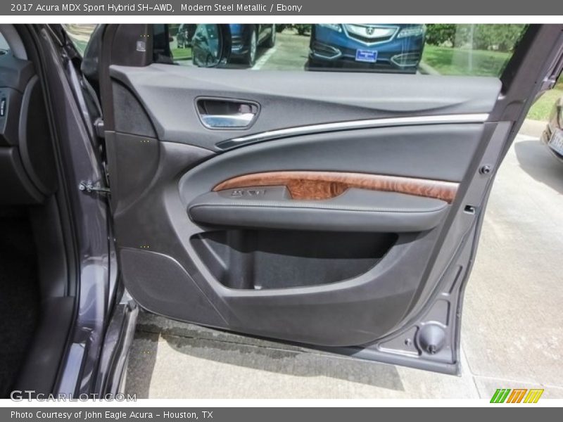 Modern Steel Metallic / Ebony 2017 Acura MDX Sport Hybrid SH-AWD