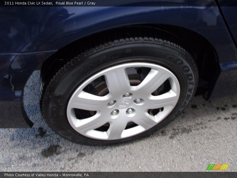 Royal Blue Pearl / Gray 2011 Honda Civic LX Sedan