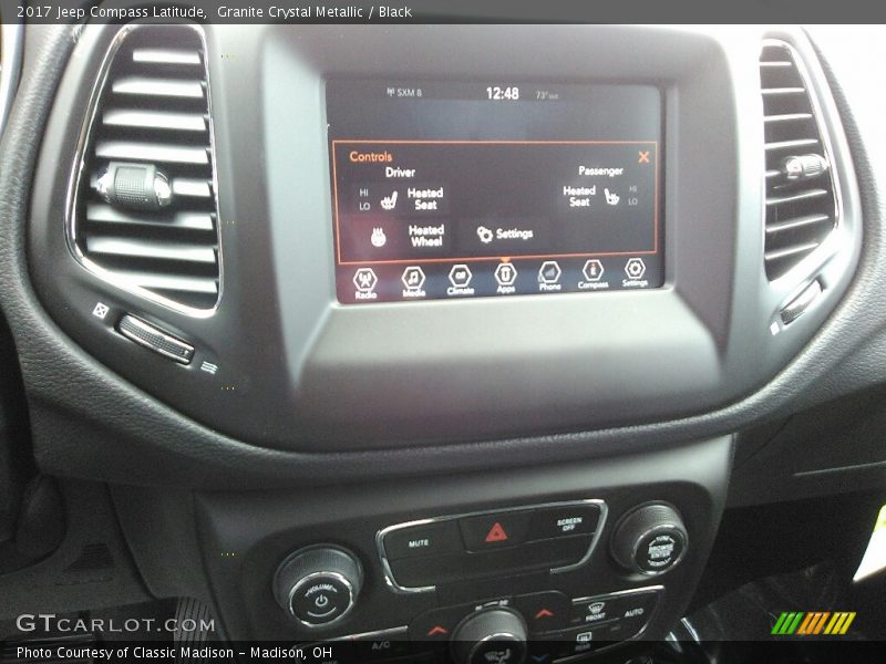 Granite Crystal Metallic / Black 2017 Jeep Compass Latitude