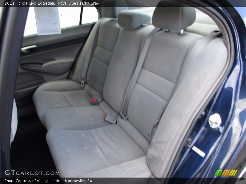 Royal Blue Pearl / Gray 2011 Honda Civic LX Sedan