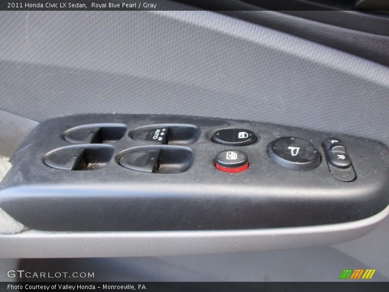 Royal Blue Pearl / Gray 2011 Honda Civic LX Sedan
