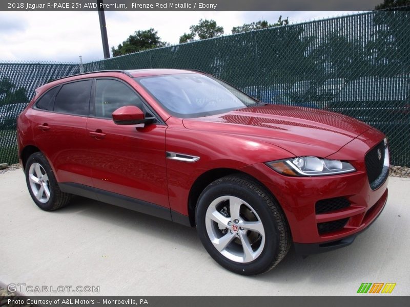 Front 3/4 View of 2018 F-PACE 25t AWD Premium