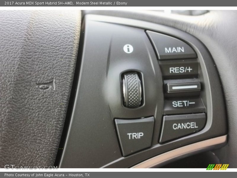 Modern Steel Metallic / Ebony 2017 Acura MDX Sport Hybrid SH-AWD