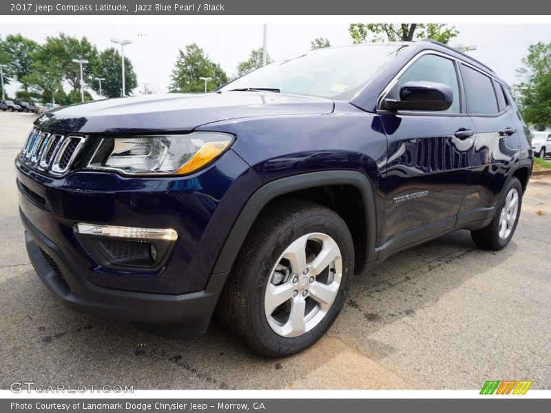 Jazz Blue Pearl / Black 2017 Jeep Compass Latitude