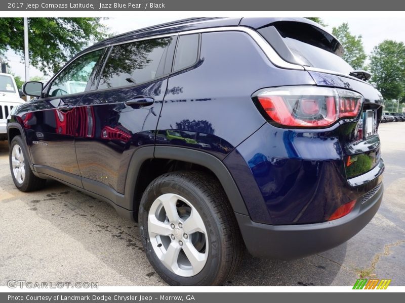 Jazz Blue Pearl / Black 2017 Jeep Compass Latitude