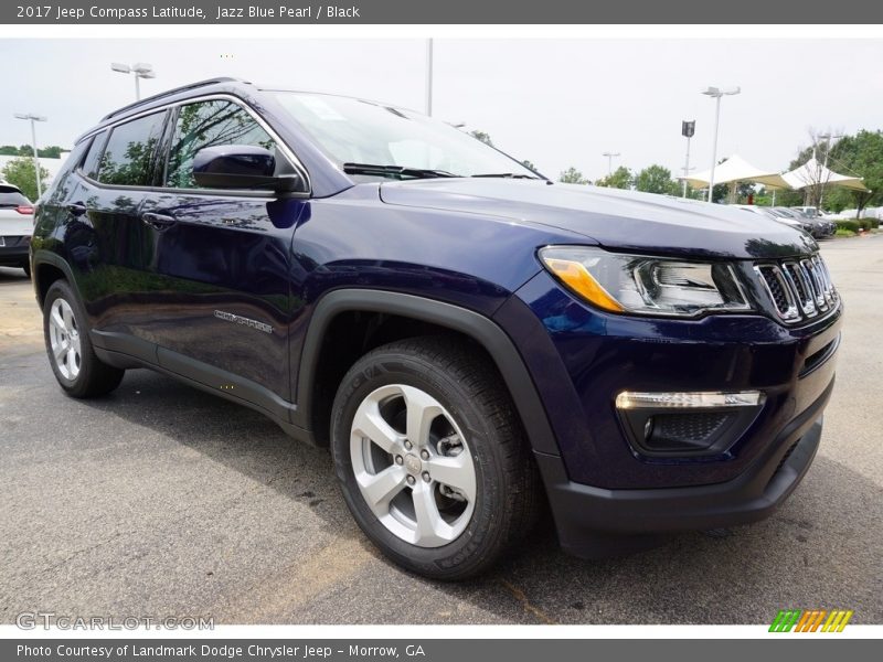 Jazz Blue Pearl / Black 2017 Jeep Compass Latitude