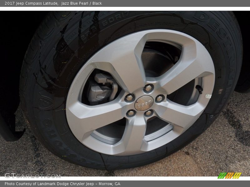 Jazz Blue Pearl / Black 2017 Jeep Compass Latitude