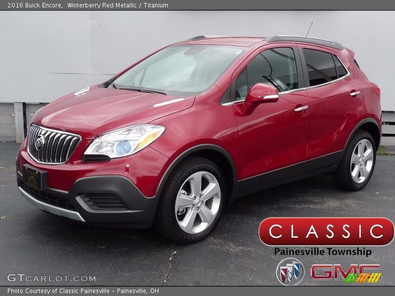 Winterberry Red Metallic / Titanium 2016 Buick Encore