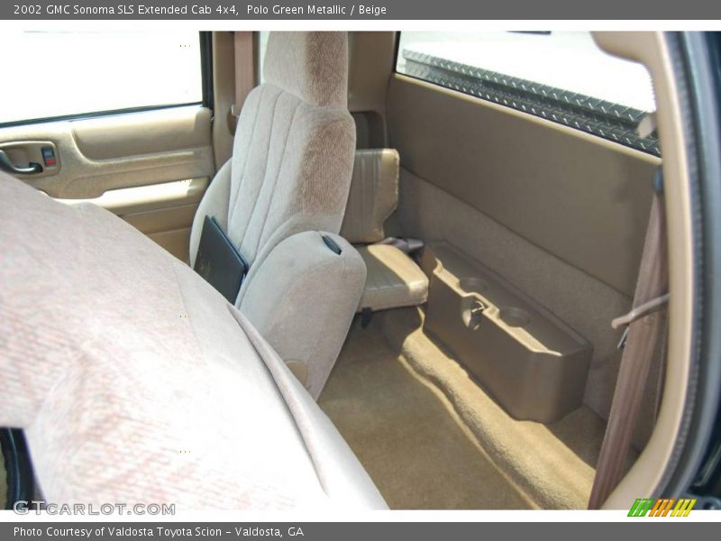 Polo Green Metallic / Beige 2002 GMC Sonoma SLS Extended Cab 4x4