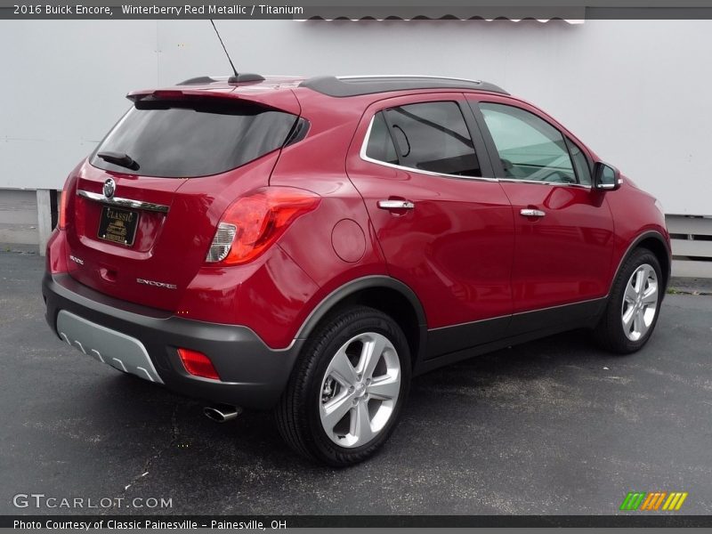 Winterberry Red Metallic / Titanium 2016 Buick Encore