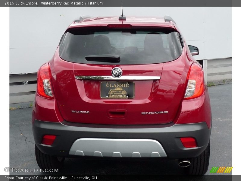 Winterberry Red Metallic / Titanium 2016 Buick Encore