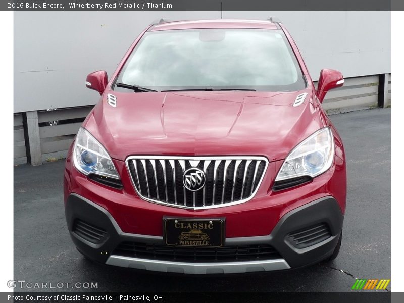 Winterberry Red Metallic / Titanium 2016 Buick Encore