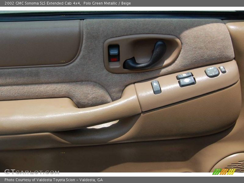 Polo Green Metallic / Beige 2002 GMC Sonoma SLS Extended Cab 4x4