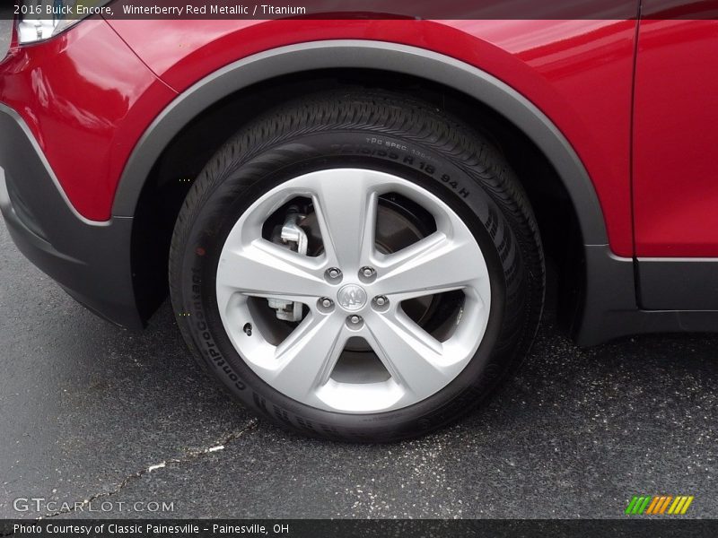 Winterberry Red Metallic / Titanium 2016 Buick Encore