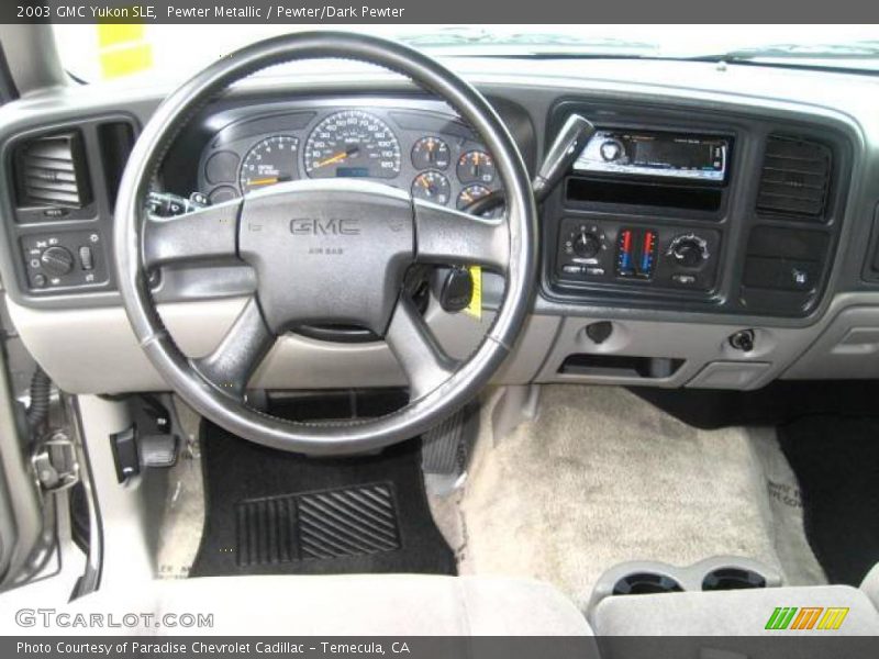 Pewter Metallic / Pewter/Dark Pewter 2003 GMC Yukon SLE